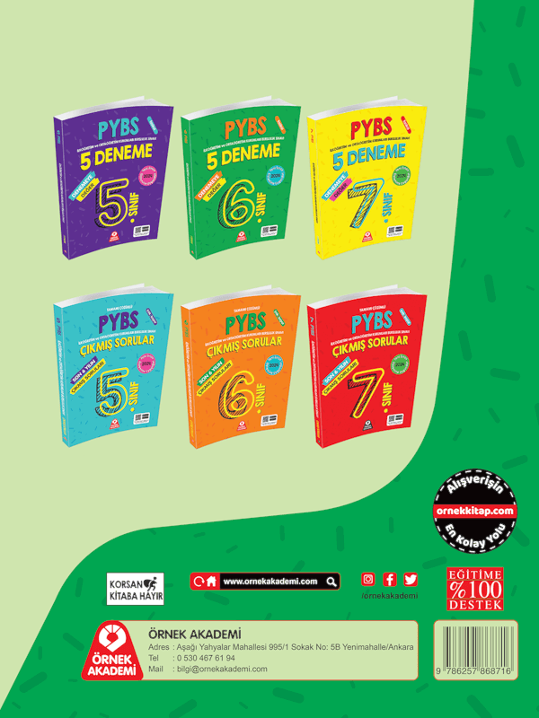 6. Sınıf PYBS 5 Deneme