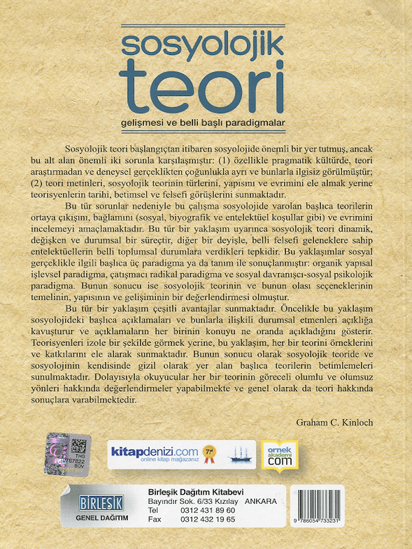 Sosyolojik Teori Gelişmesi ve Belli Başlı Paradigmalar