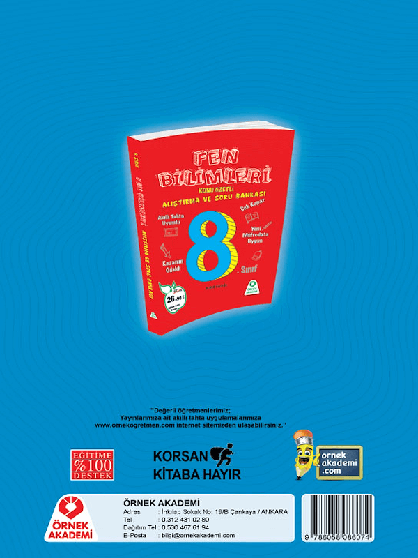 7. Sınıf Fen Bilimleri Alıştırma ve Soru Bankası - 2019