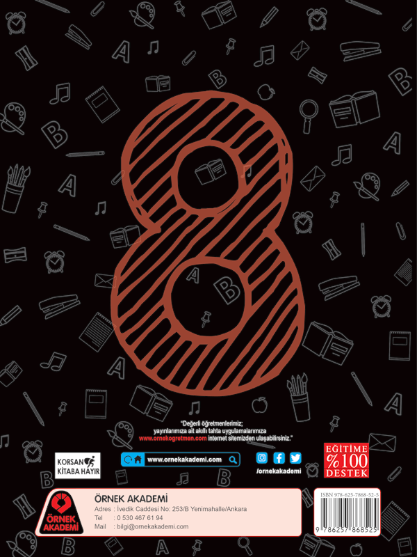 8. Sınıf Benim Türkçe Çalışma Defterim