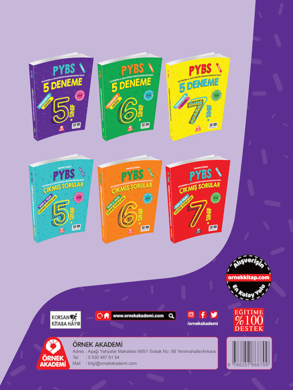 5. Sınıf PYBS 5 Deneme