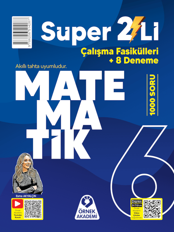 6. Sınıf Süper İkili Matematik Seti 6. Sınıf Süper İkili Matematik Seti