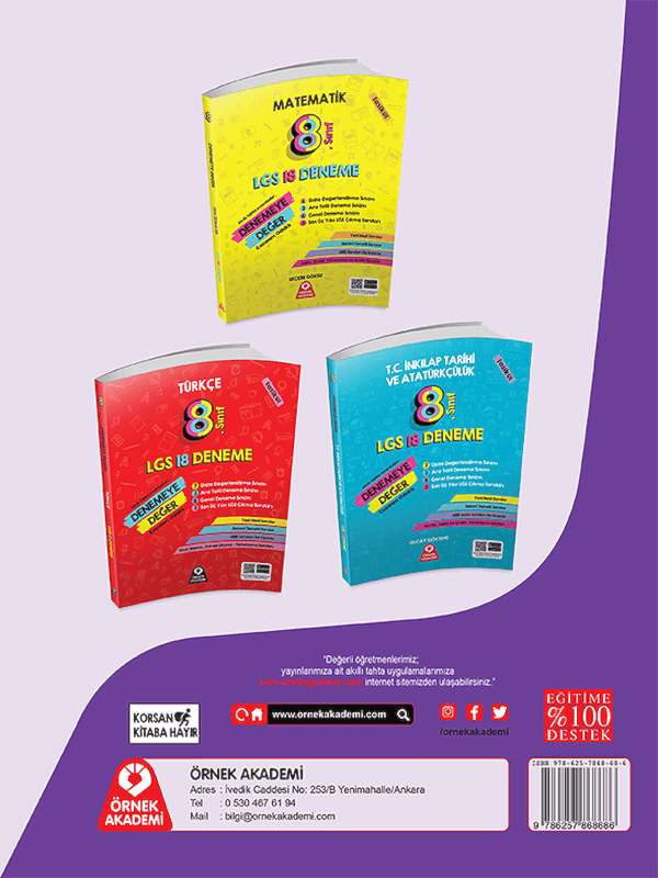 Denemeye Değer Fen Bilimleri LGS 18 Deneme