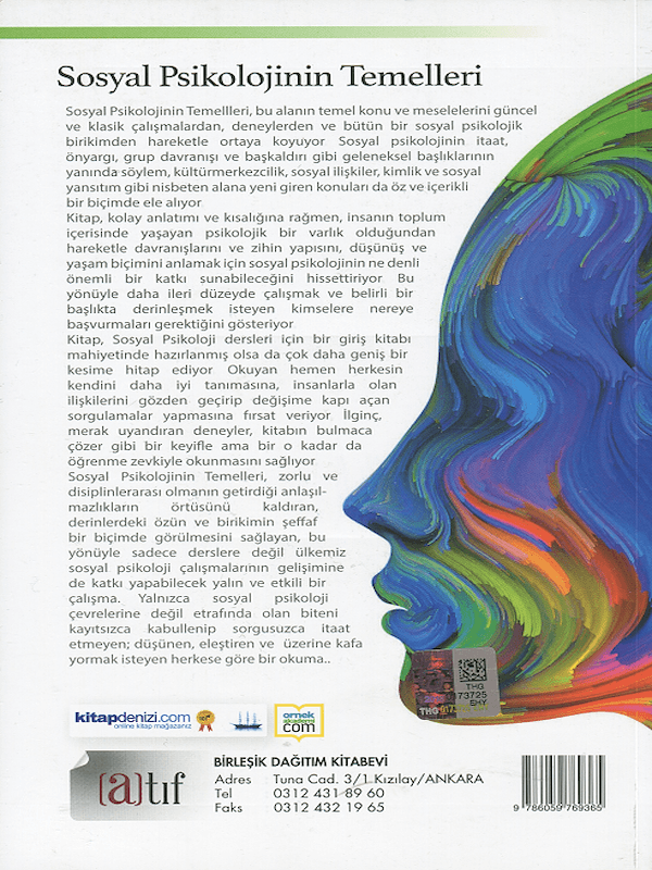 Sosyal Psikolojinin Temelleri Sosyal Psikolojinin Temelleri