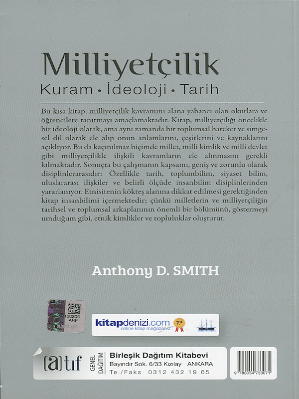Milliyetçilik - Kuram İdeoloji Tarih Milliyetçilik - Kuram İdeoloji Tarih