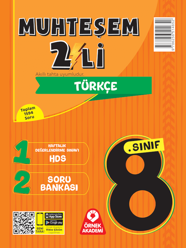 8. Sınıf Muhteşem İkili Türkçe Seti