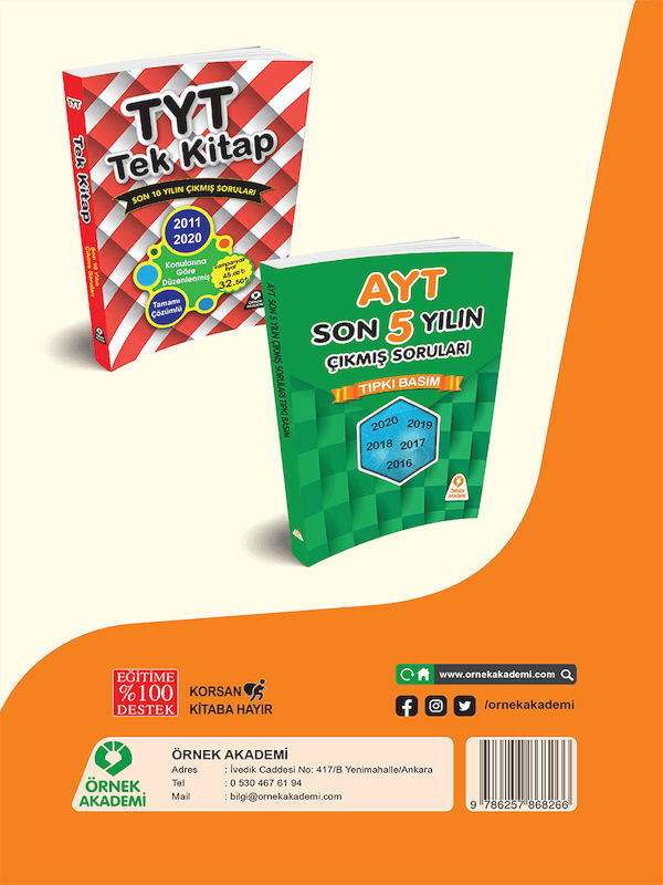 TYT Son 5 Yılın Çıkmış Soruları Tıpkı Basım