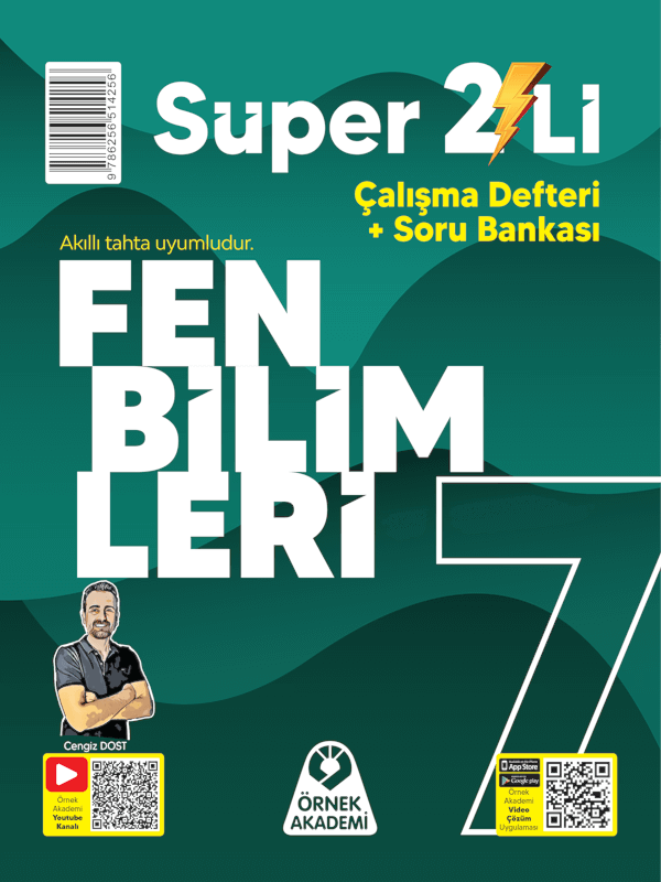 7. Sınıf Süper İkili Fen Bilimleri Seti 7. Sınıf Süper İkili Fen Bilimleri Seti