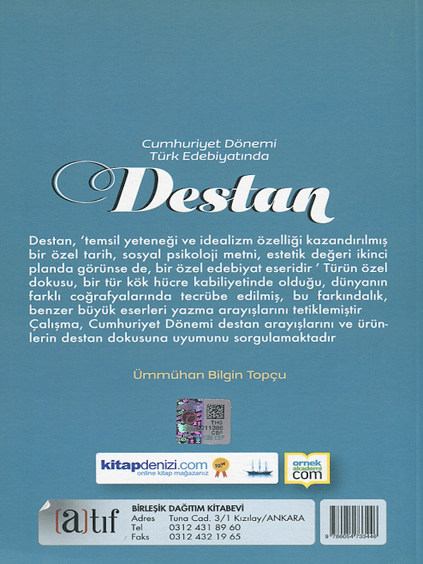 Cumhuriyet Dönemi Türk Edebiyatında Destan