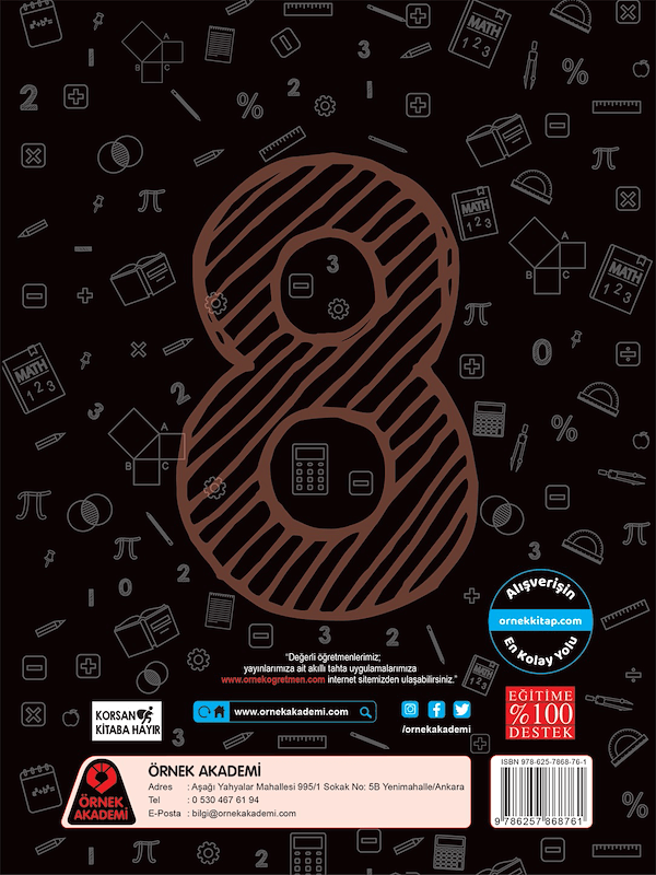 8. Sınıf Benim Matematik Çalışma Defterim