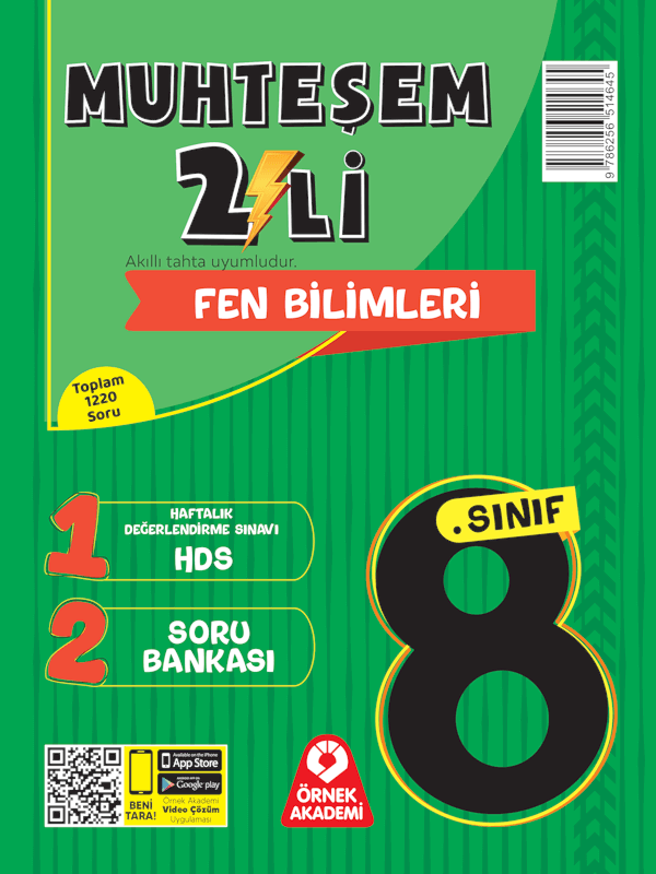 8. Sınıf Muhteşem İkili Fen Bilimleri Seti