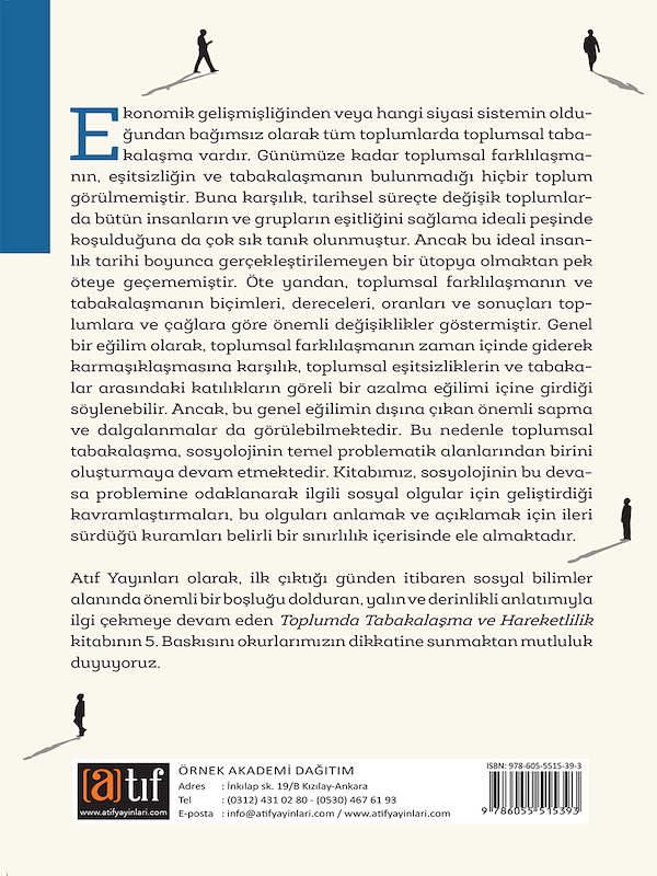 Toplumda Tabakalaşma ve Hareketlilik : Olgular Kavramlar Kuramlar