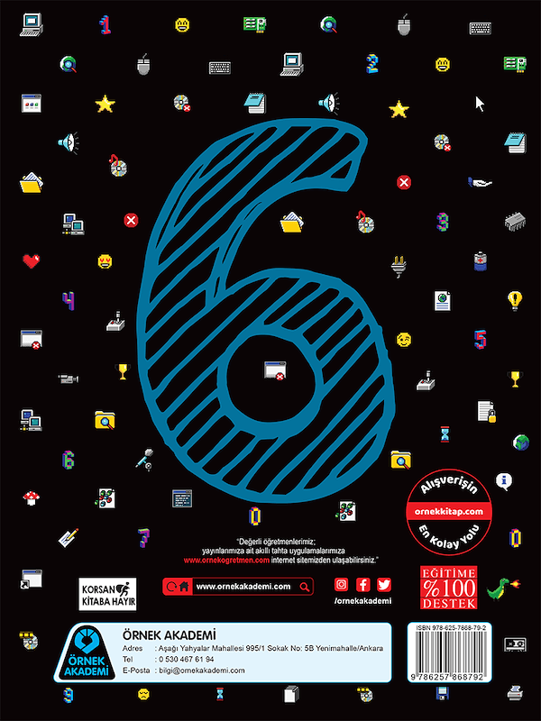 6. Sınıf Benim Bilişim Teknolojileri ve Yazılım Çalışma Defterim