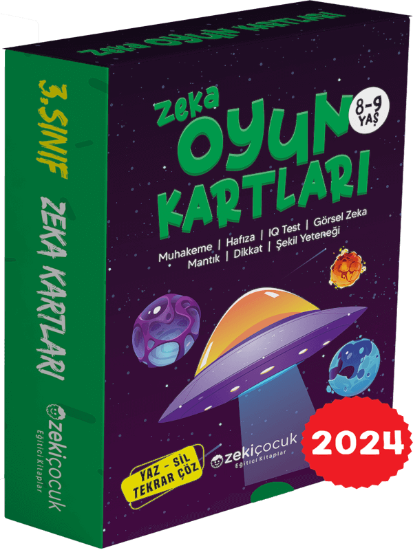 3. sınıf Bilsem Zeka Kartları / 8-9 Yaş Zeka Oyun Kartları 3. sınıf Bilsem Zeka Kartları / 8-9 Yaş Zeka Oyun Kartları