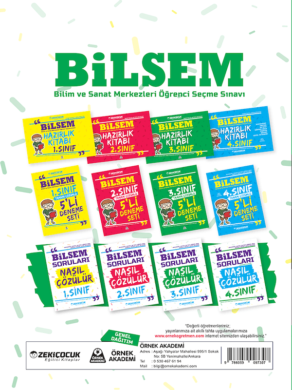3. Sınıf Bilsem Hazırlık Seti