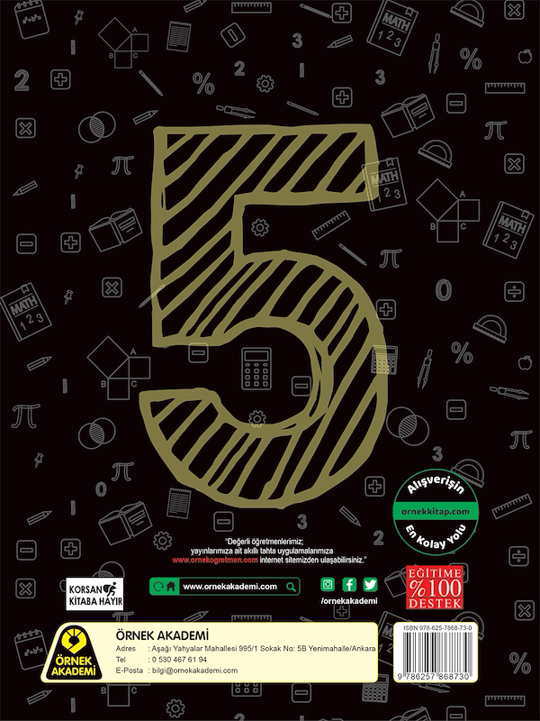 5. Sınıf Benim Matematik Çalışma Defterim