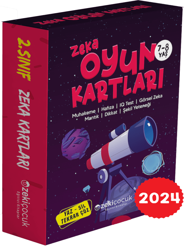 2. sınıf Bilsem Zeka Kartları / 7-8 Yaş Zeka Oyun Kartları