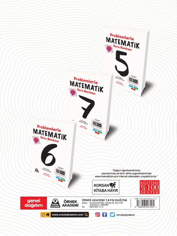 8. Sınıf Problemlerle Matematik Soru Bankası - Tamamı Yeni Nesil