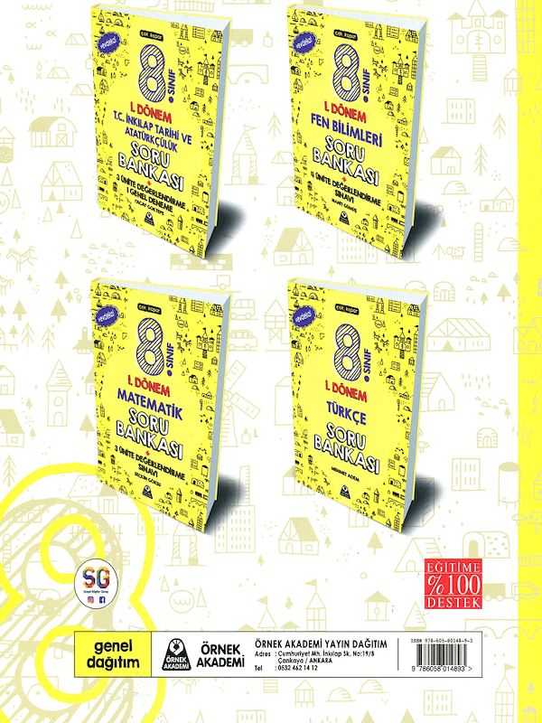 8. Sınıf 1. Dönem T.C. İnkılap Tarihi ve Atatürkçülük Soru Bankası - 2019