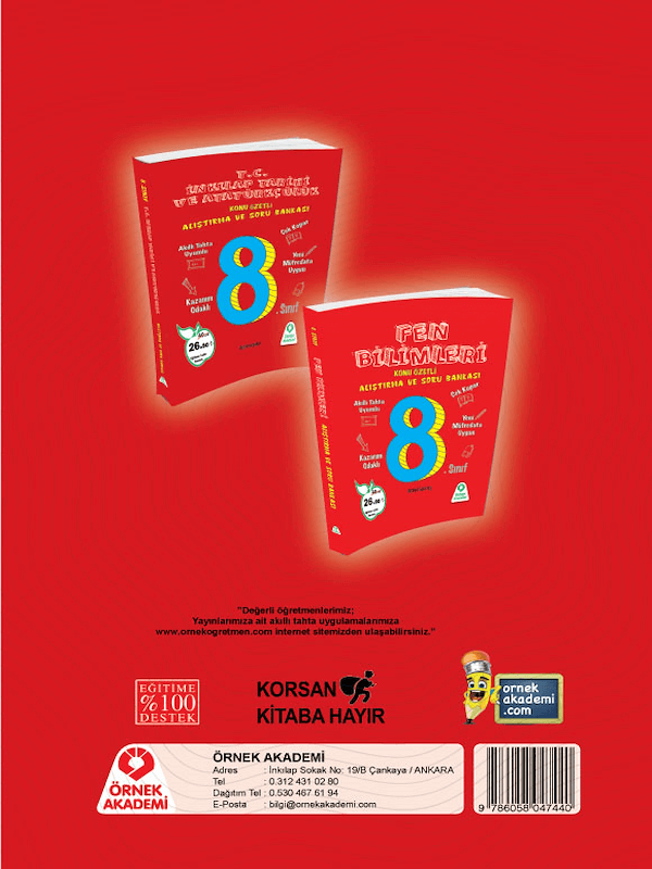 8. Sınıf Türkçe Alıştırma ve Soru Bankası - 2019