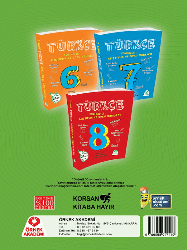 5. Sınıf Türkçe Alıştırma ve Soru Bankası - 2019