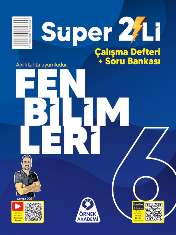 6. Sınıf Süper İkili Fen Bilimleri Seti