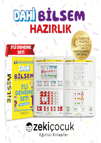1. Sınıf Dahi Bilsem 5'li Deneme Seti Maarif Modele Uygun 2027