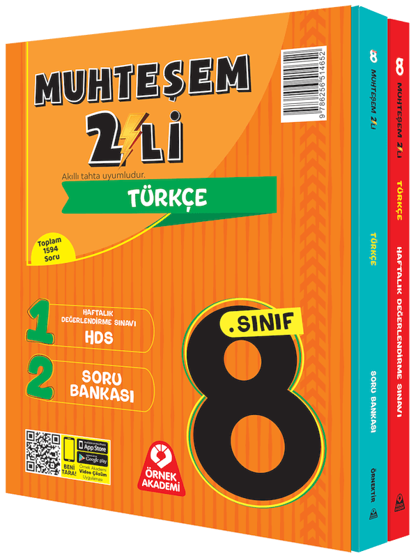 8. Sınıf Muhteşem İkili Türkçe Seti