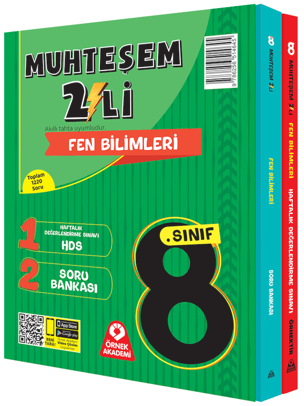 8. Sınıf Muhteşem İkili Fen Bilimleri Seti