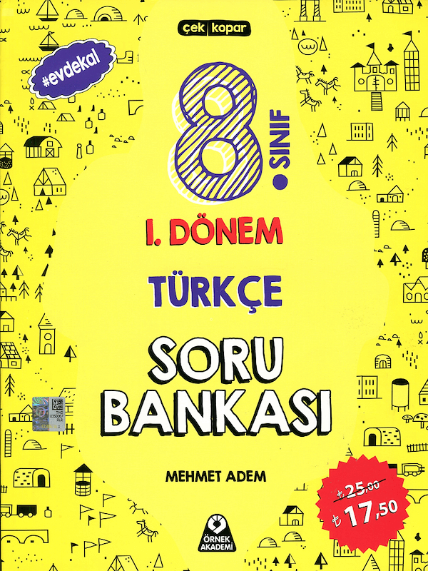 8. Sınıf 1. Dönem Türkçe Soru Bankası - 2019